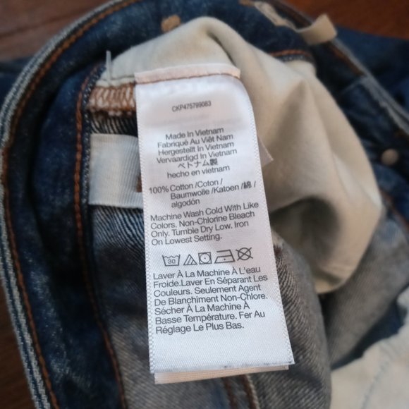 MADEWELL curvy low-slung straight jeans in palmina wash (sz29) - Picture 15 of 16